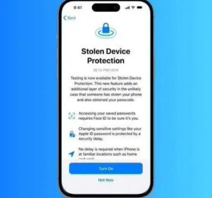武功苹果授权维修店分享被盗设备保护功能开启方法 