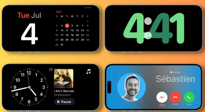 武功苹果手机维修分享iOS17横屏充电待机显示有什么好处 