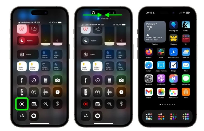 武功苹果手机维修分享iPhone14录屏如何隐藏灵动岛和红色指示器 