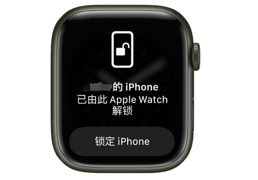 武功苹果手机维修分享用 AppleWatch 解锁配备面容 ID 的 iPhone方法 