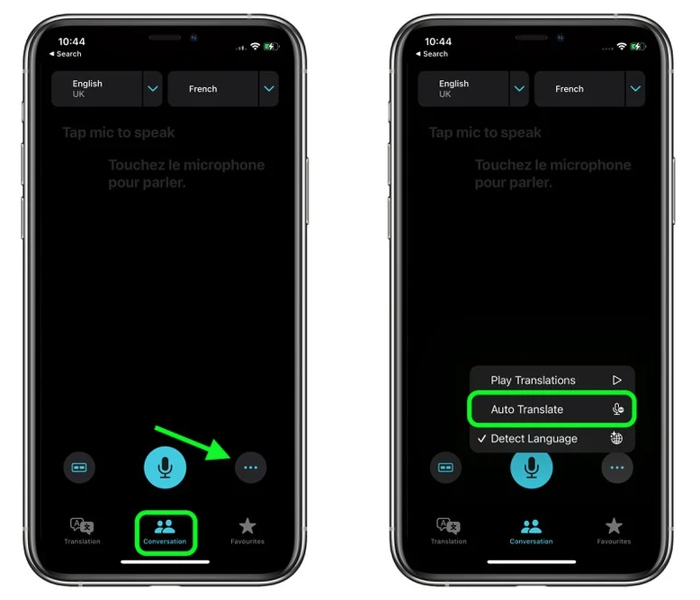武功苹果手机维修分享iOS 15 “翻译” App 新改进 