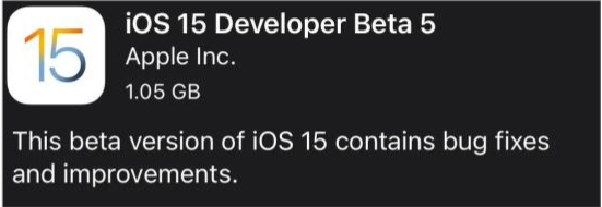 武功苹果手机维修分享如何升级到iOS15.0 beta5 