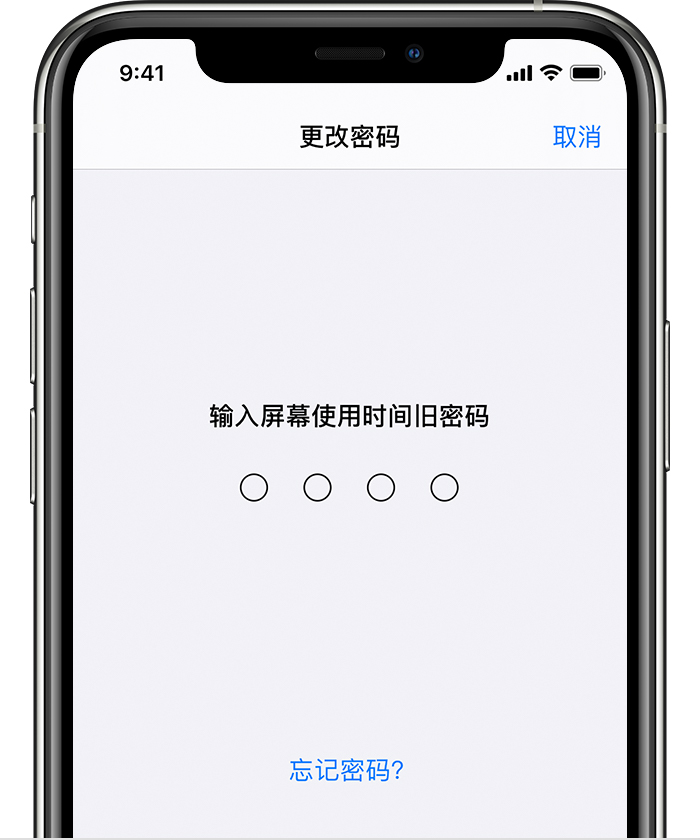 武功苹果手机维修分享iOS 14 忘记屏幕使用时间密码怎么办 